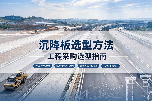 天心沉降板选择方法
