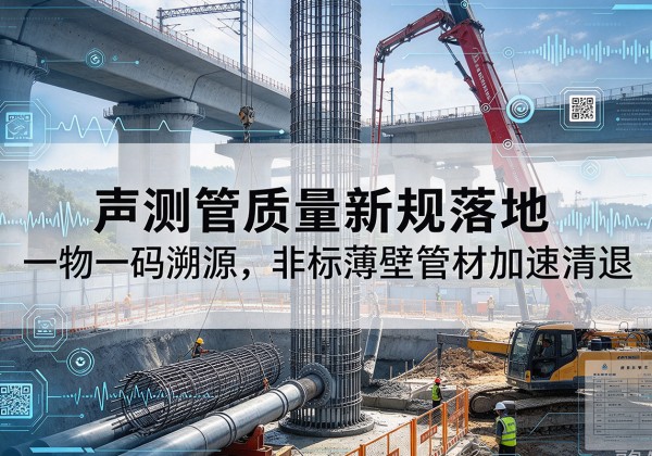 天心声测管质量新规落地，一物一码溯源，非标薄壁管材加速清退